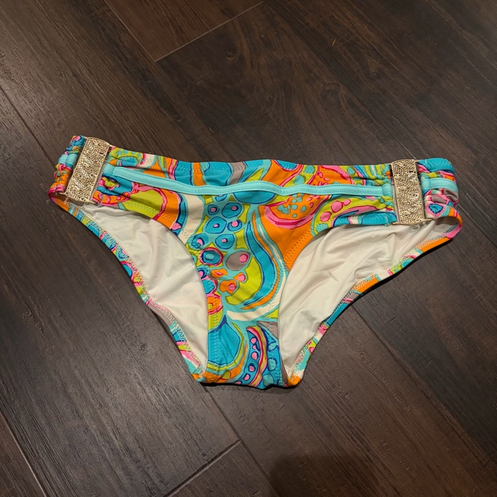 Trina Turk Multi Colored Patterned Bathing Suit Bottoms Size 6